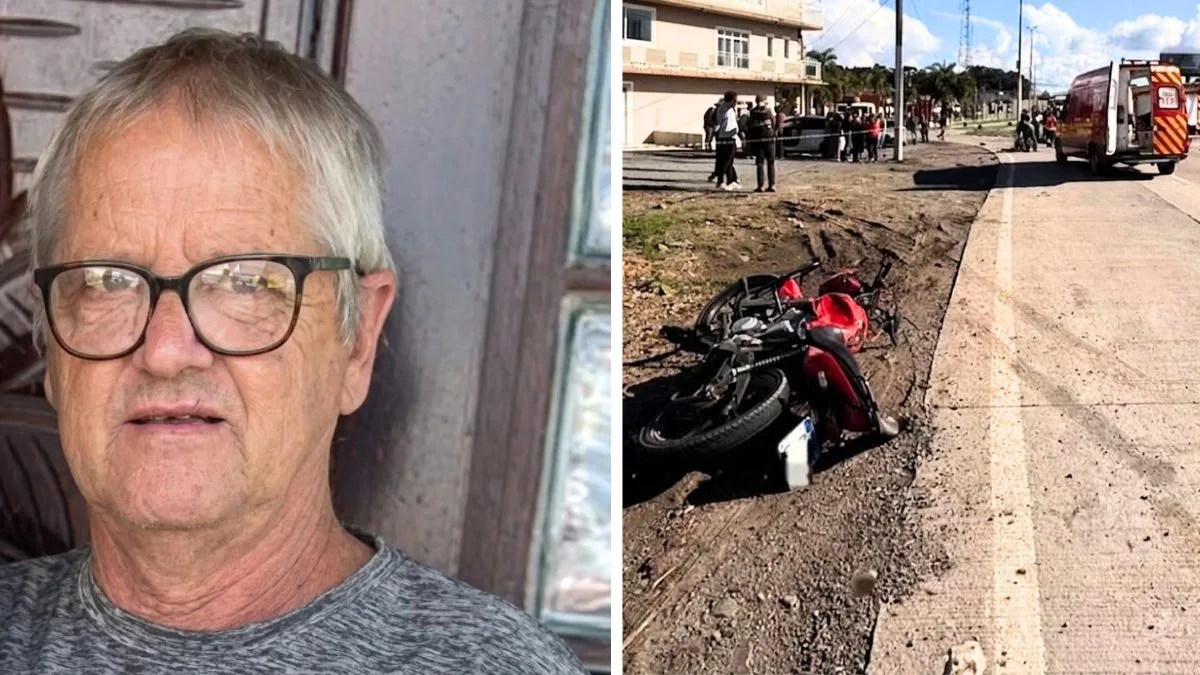 Homem morre após acidente na SC-114, na Serra Catarinense; helicóptero do Águia foi acionado para socorrer o motociclista