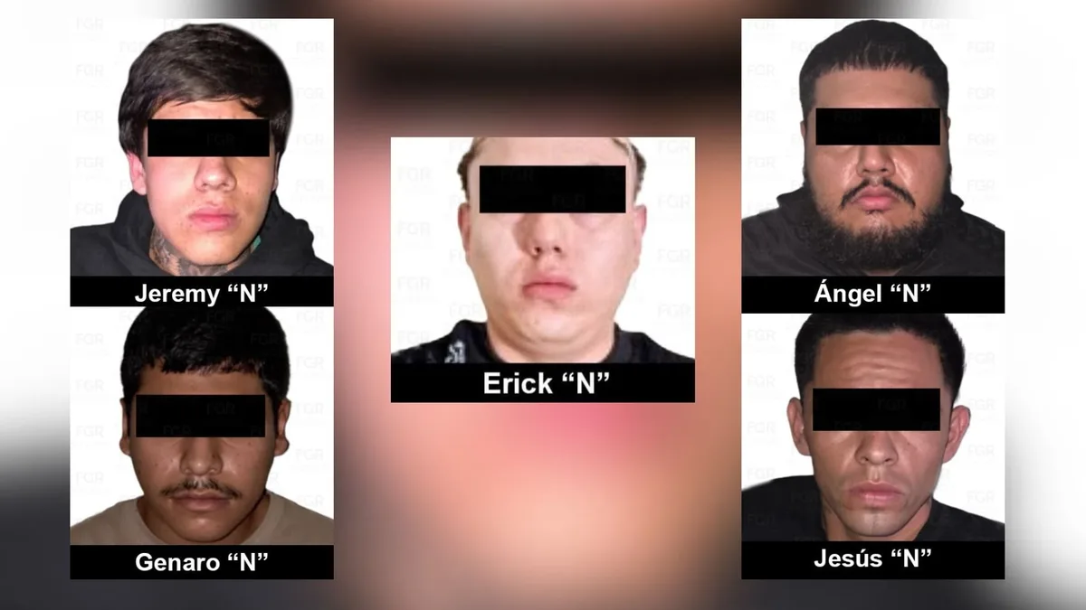 Procesan a cinco integrantes de “Los Deltas”, brazo armado del CJNG, tras cateos en Jalisco