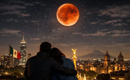 ¿Dónde ver la Luna de Sangre con telescopios GRATIS en CDMX?; Pilares habilita espacios para ver el evento astronómico