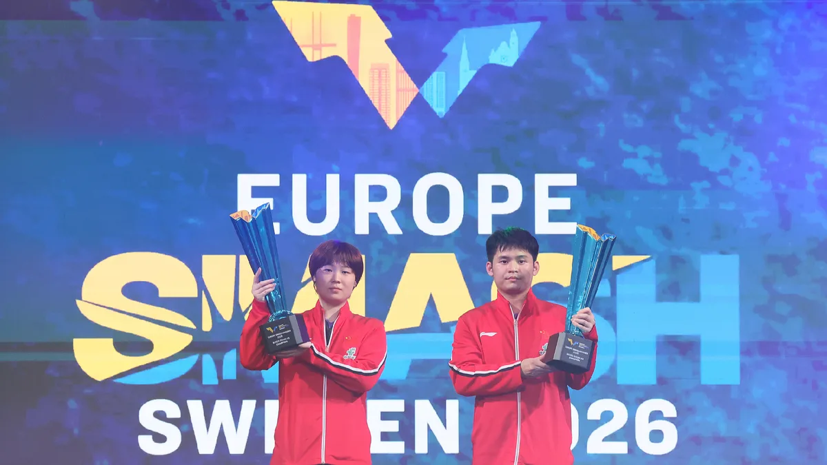China's Lin, Kuai keep mixed doubles title at WTT Europe Smash Sweden