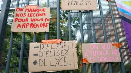"Il faudra continuer [les mobilisations] pendant les vacances scolaires", estime le co-secrétaire général de l'Union syndicale lycéenne