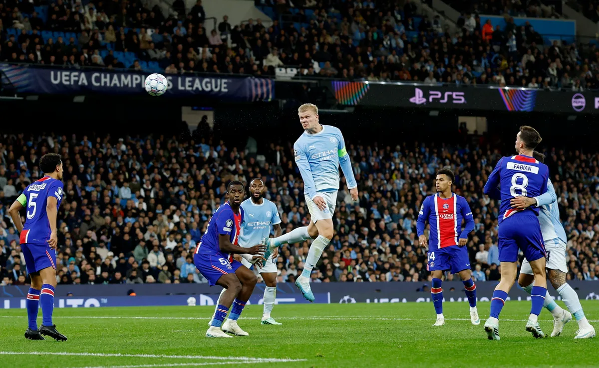 Haaland supera 60 gols na Champions League e pulveriza marca histórica de Messi