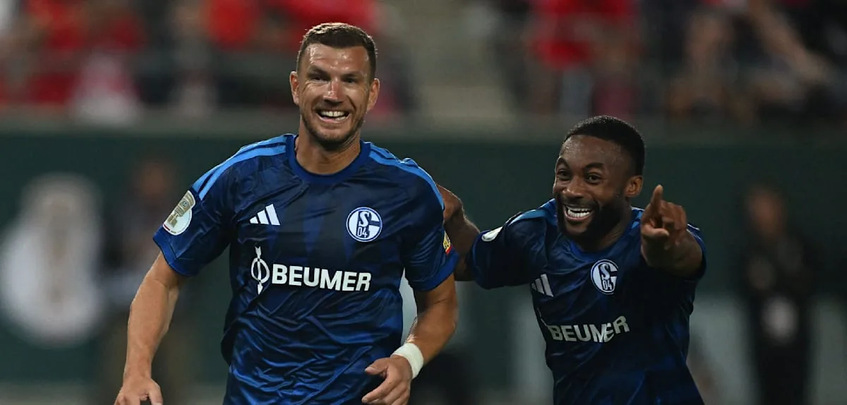 Dzeko trifft doppelt – Schalke entgeht in der Verlängerung einer Blamage