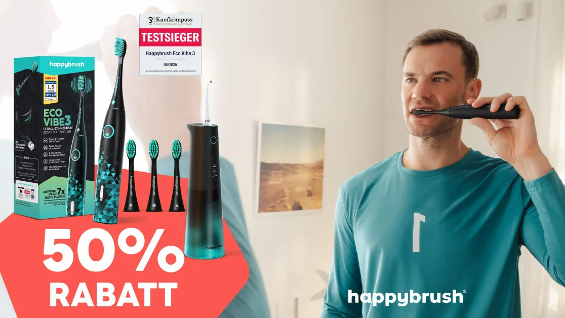 Rabattaktion - 50 Prozent Rabatt für Ihr schönstes Lächeln