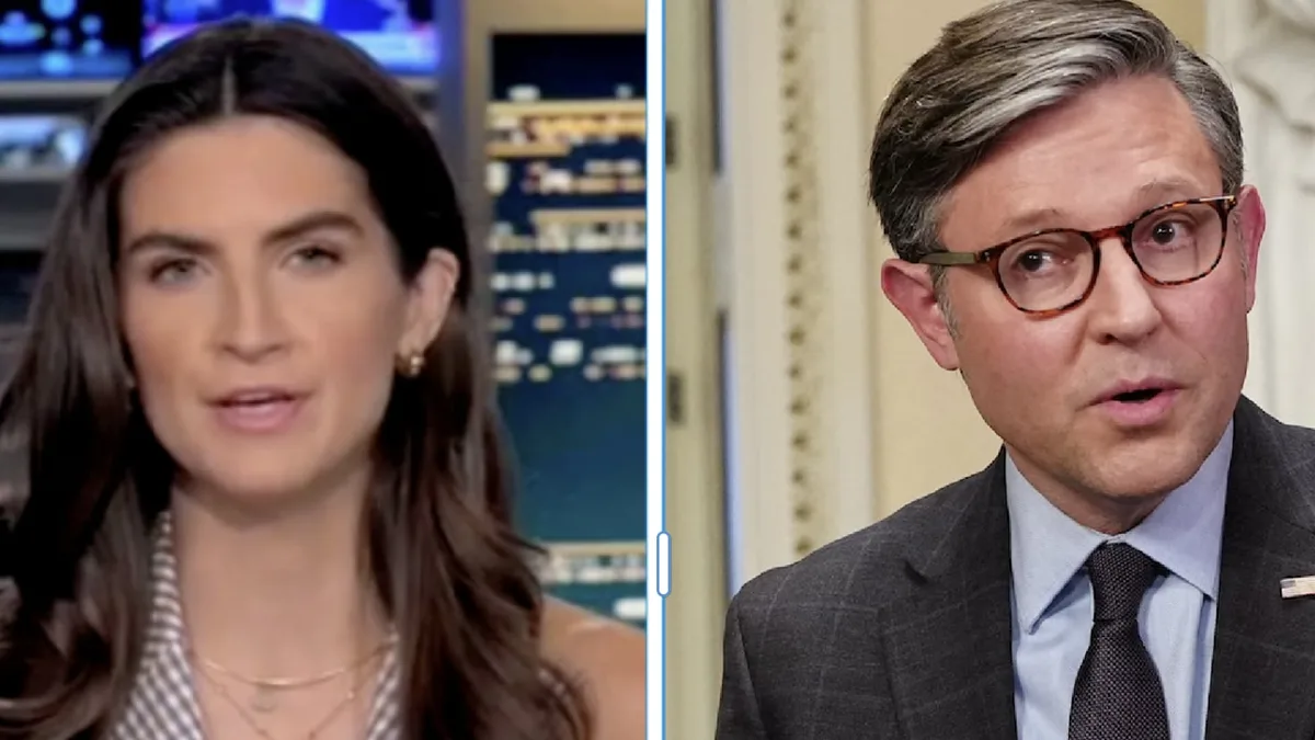Kaitlan Collins Sounds Alarm on Mike Johnson’s ‘Telling’ Meltdown