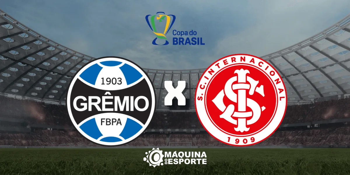 Grêmio x Internacional: Onde assistir ao clássico gaúcho de volta das quartas de final da Copa do Brasil