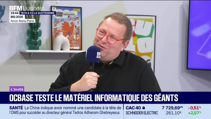 Adrien Mercier (Ocbase) : Ocbase teste le matériel informatique des géants - 08/10