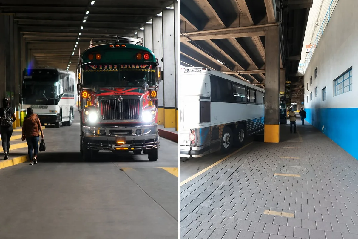 Empresarios del transporte extraurbano en Guatemala amenazan con dejar la terminal de buses Centra Sur si no hay un refuerzo de seguridad