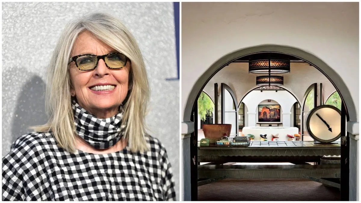 Diane Keaton's former Beverly Hills home cuts price from $25m to $18.5m