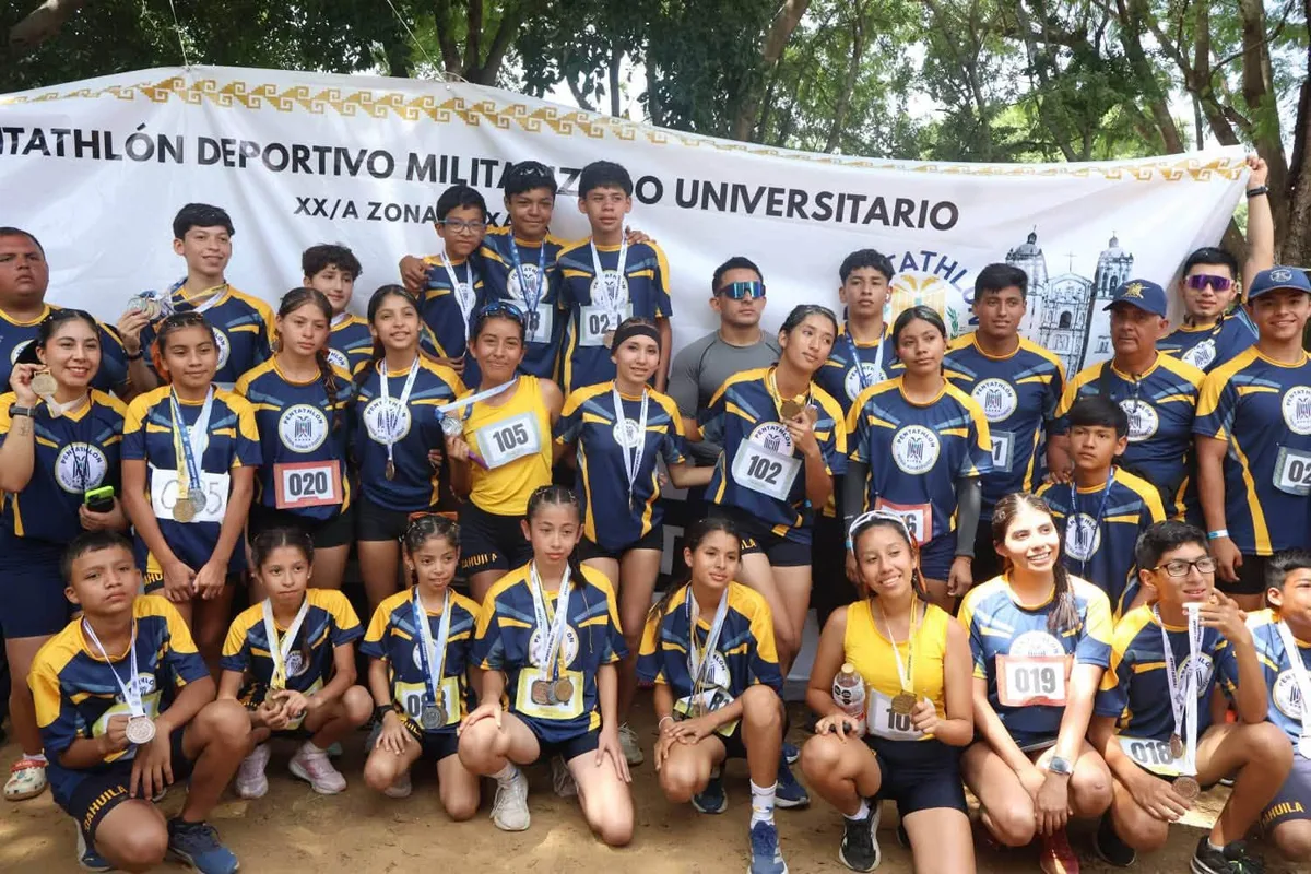 Pentatlón de Saltillo gana 27 medallas en la Convención Nacional del PDMU en Oaxaca