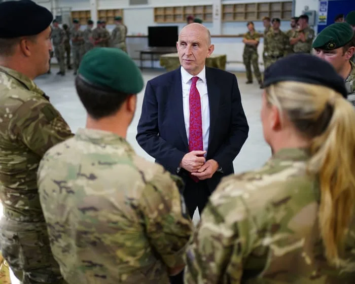 Fund defence spending from tax rise on middle earners, thinktank tells Healey