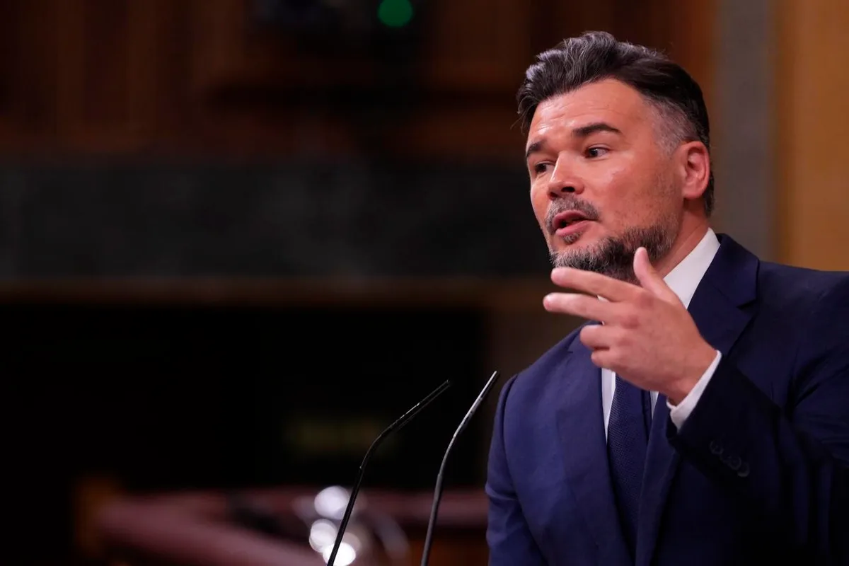 Rufián circunscribe su papel como candidato a Cataluña y no liderará una lista unitaria de las izquierdas desde Madrid