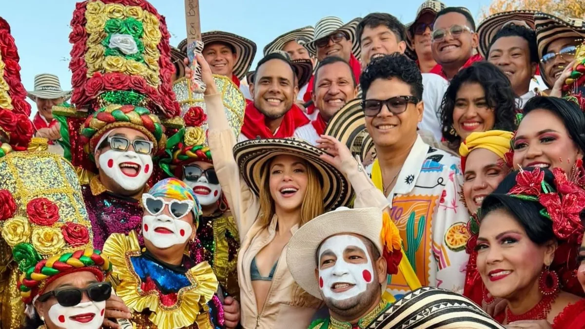 Shakira se sumó a la alegría del Carnaval de Barranquilla desde Madrid, España, con sombrero vueltiao