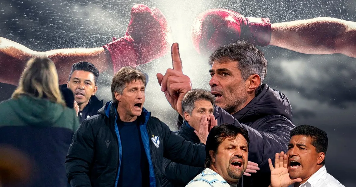 Recordadas peleas entre entrenadores del fútbol argentino en los últimos años