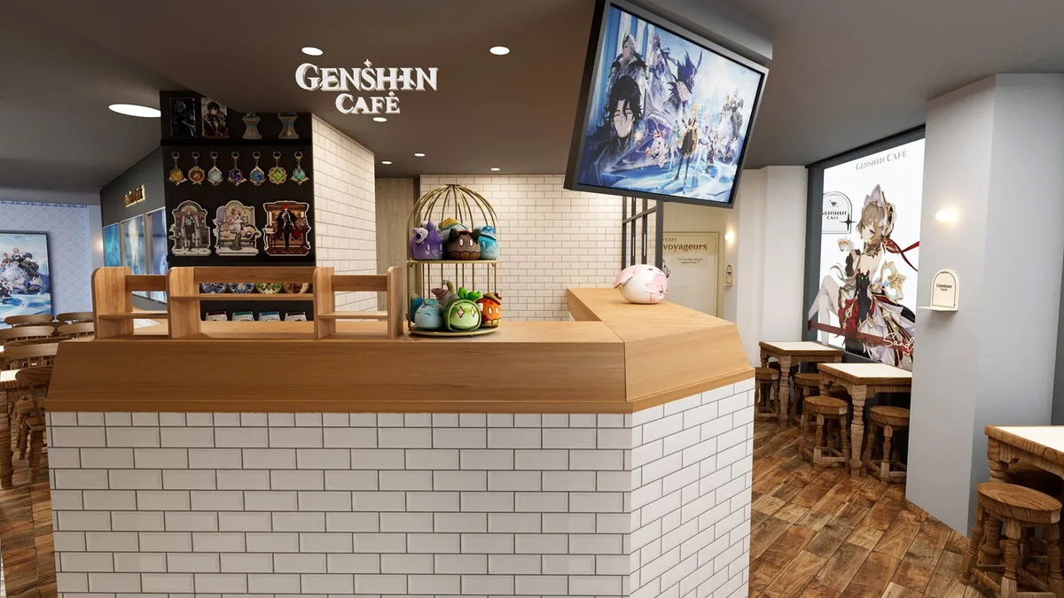 Après Lofi-Girl, c'est au tour de "Genshin Impact": on vous emmène dans le café permanent qu'a ouvert le jeu vidéo chinois en plein cœur de Paris
