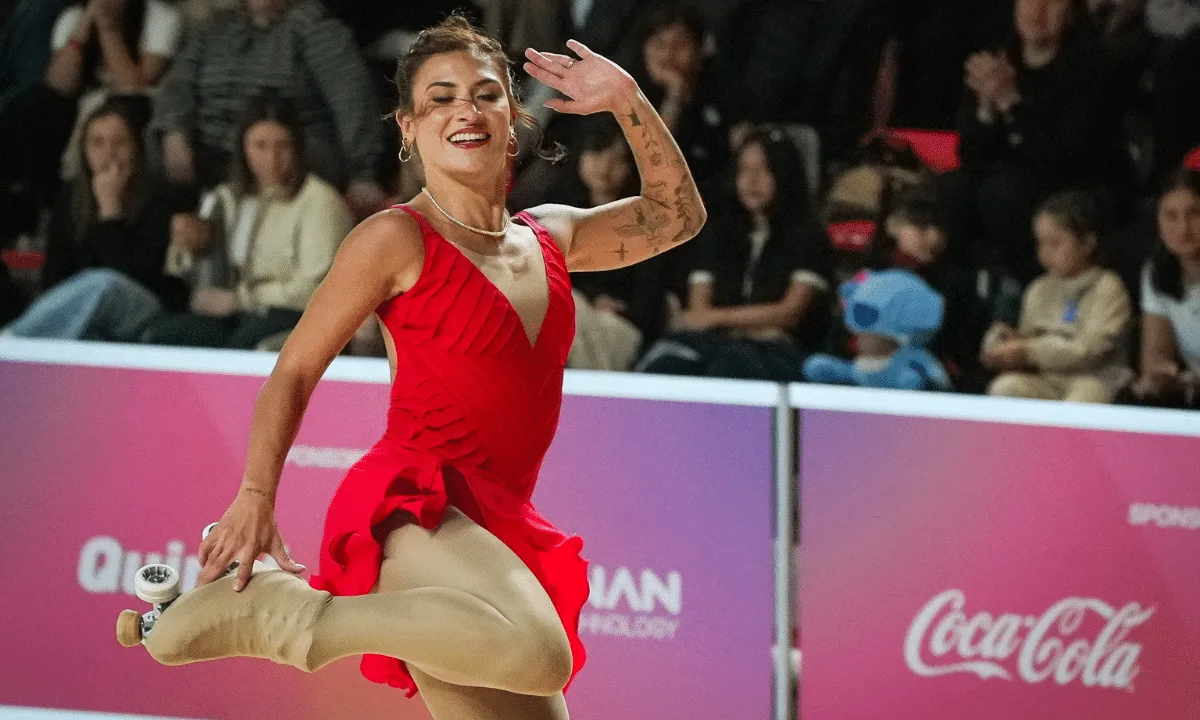 Erik Leite e Gabriella Giraldi fecham primeiro dia de patinação em 2º lugar