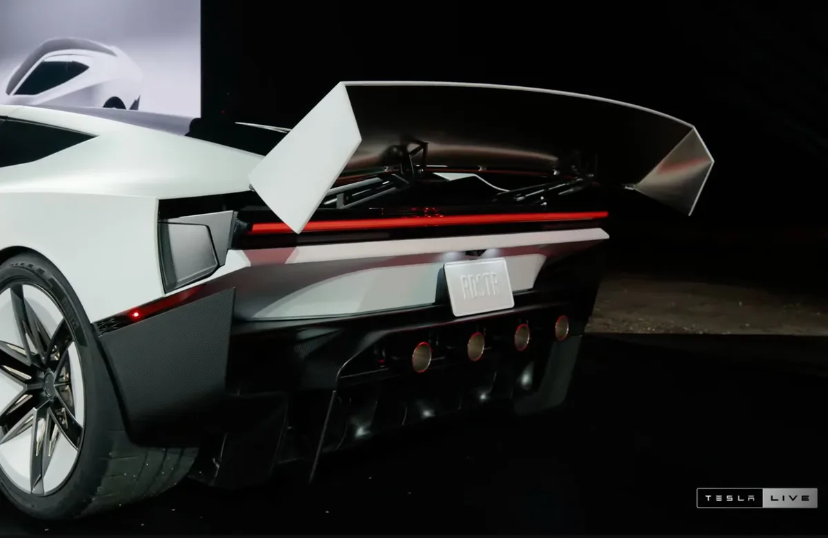 The Tesla Roadster 2 Is Here—and It Flies