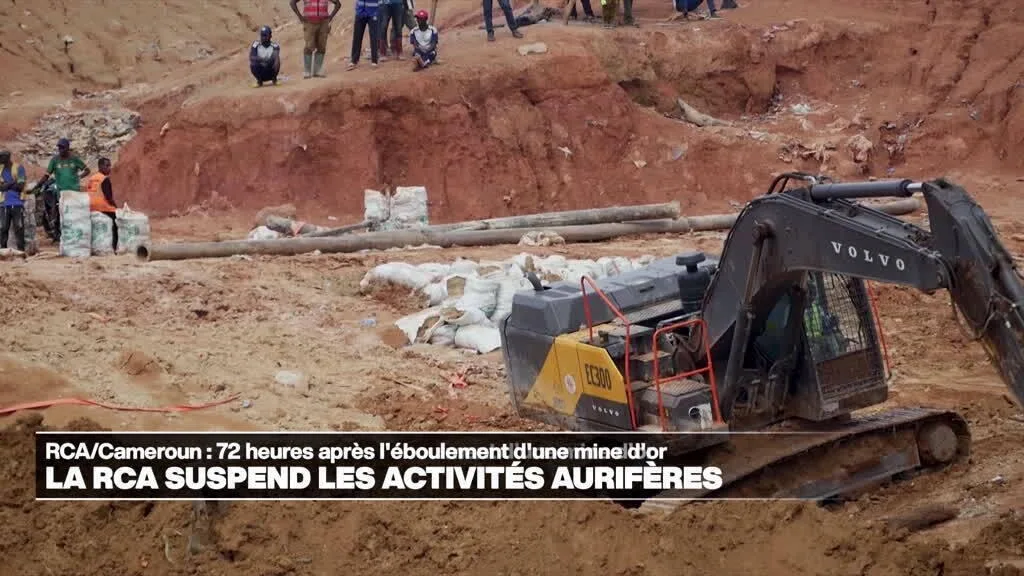 RCA/CAMEROUN : 72 heures après l'éboulement d'une mine, les activités suspendues