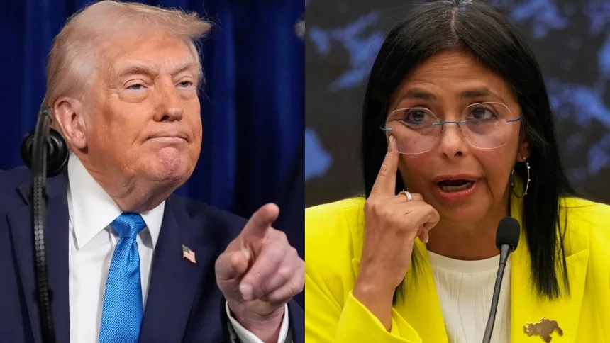 Revelan detalles de lo que podría ser la reunión entre Trump y Delcy Rodríguez