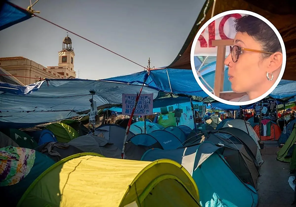 Preguntan a los acampados por la vivienda en Sol a qué se dedican y la mayoría responde lo mismo: «Me lo ponéis muy difícil»