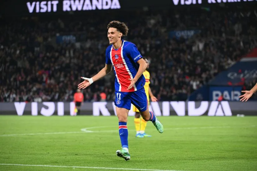 Maghnes Akliouche, buteur pour la première fois avec le PSG face au Mans en Ligue 1 : « Ça fait du bien »