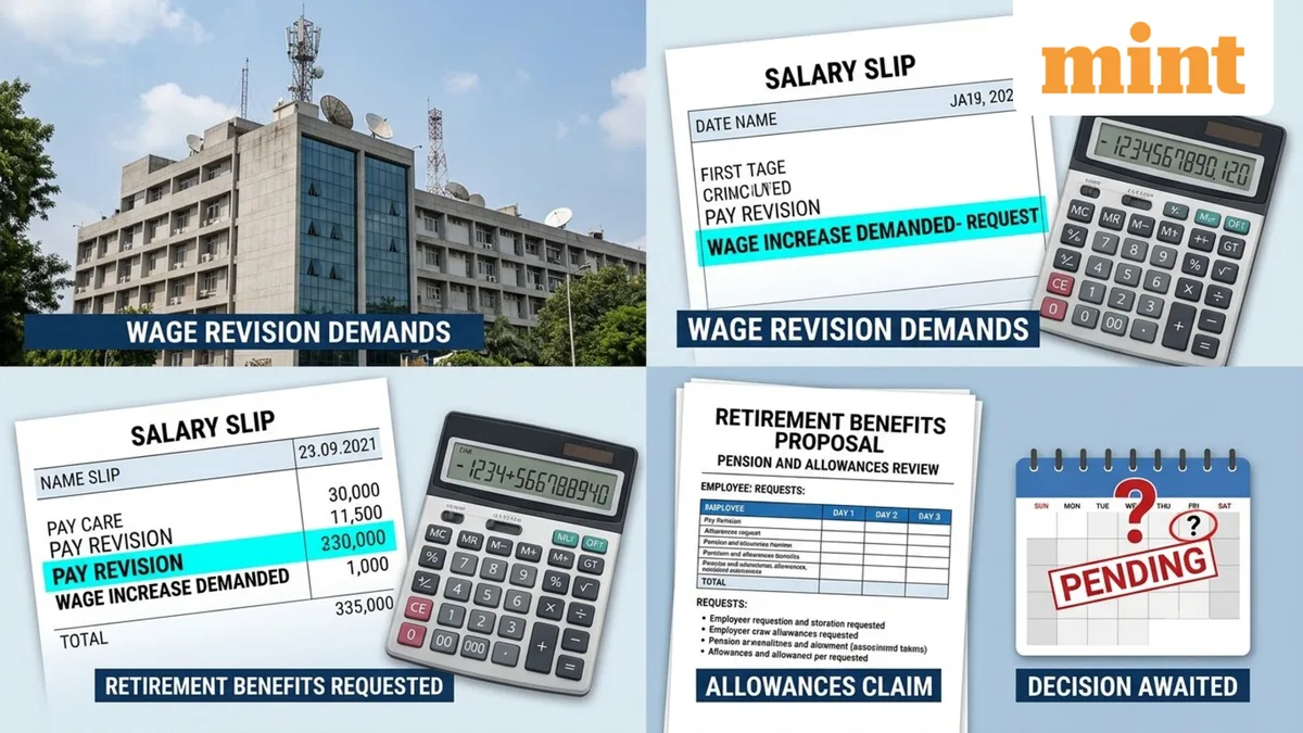 7th Pay Commission: BSNL employees seek wage revision; management assures festival advance in 2 months