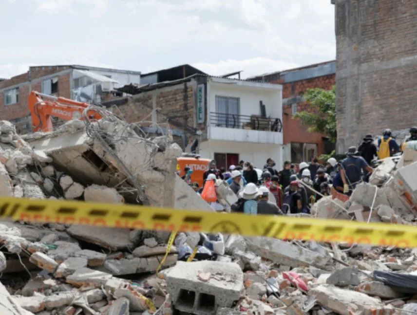 Colombia suma 285 muertos por el terremoto