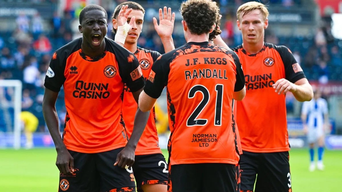 Dundee United win in style as Goodwin misses game due to hospital admission