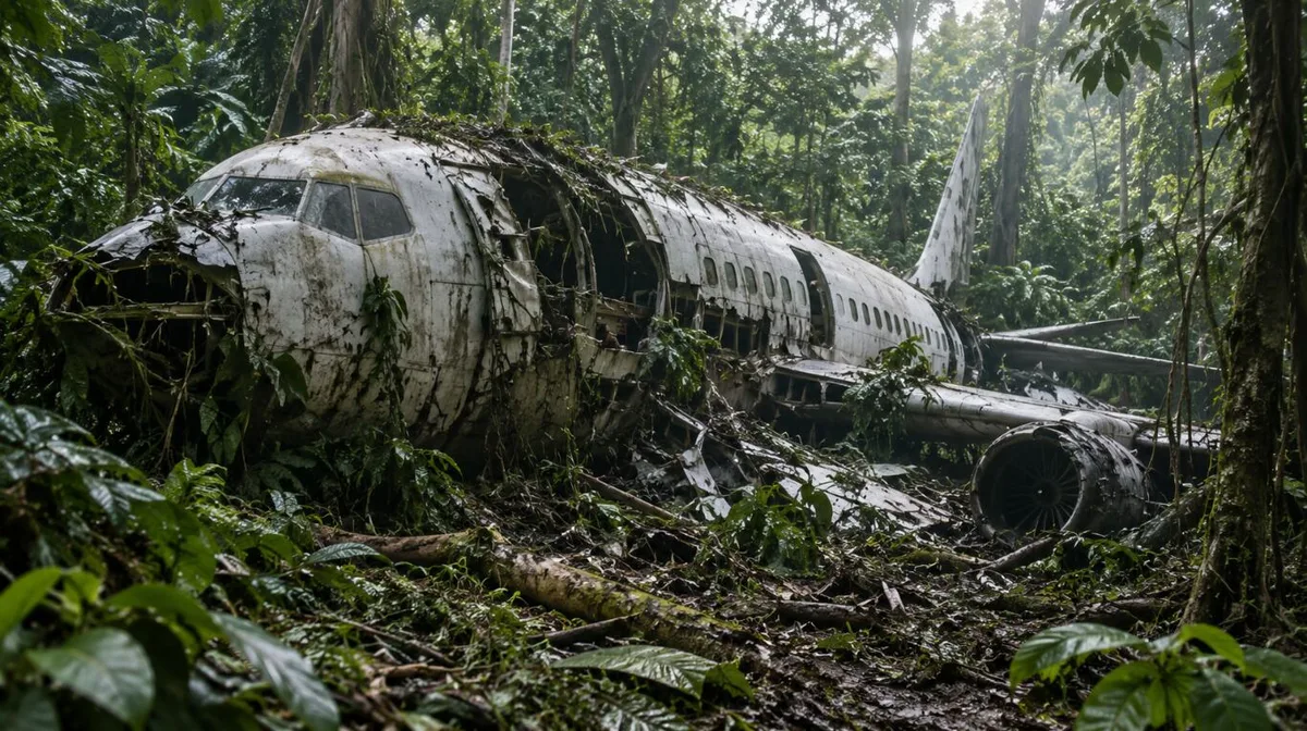 Tenía 17 años, cayó 3.000 metros desde un avión y sobrevivió 11 días en el Amazonas: fue la única sobreviviente de 92 personas