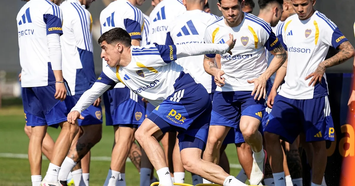 La duda en el 11 de Boca para recibir a Vasco: cuánto cambiar por la ausencia de Paredes