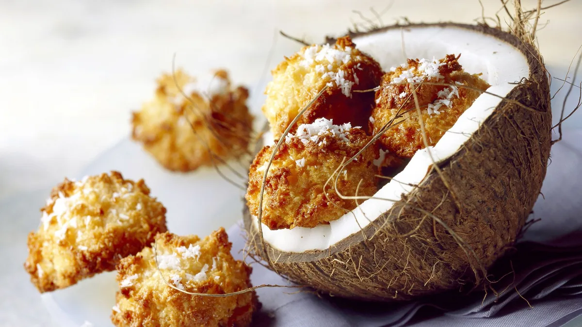 ‘Rochers coco’: el postre de coco que adoran los franceses y que no puede ser más fácil de hacer