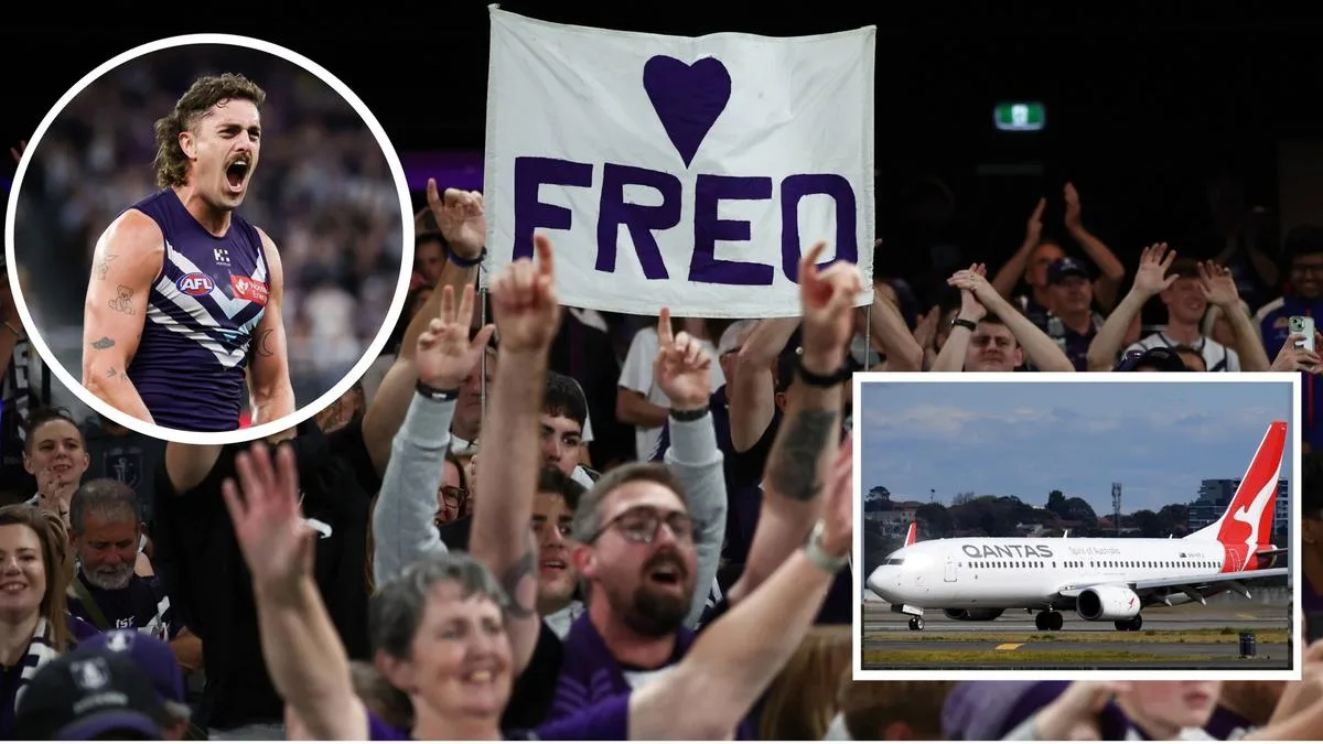 Freo fans rejoice: Final siren triggers extra Qantas flight to Sydney as Perth gears up for Wharfie Time