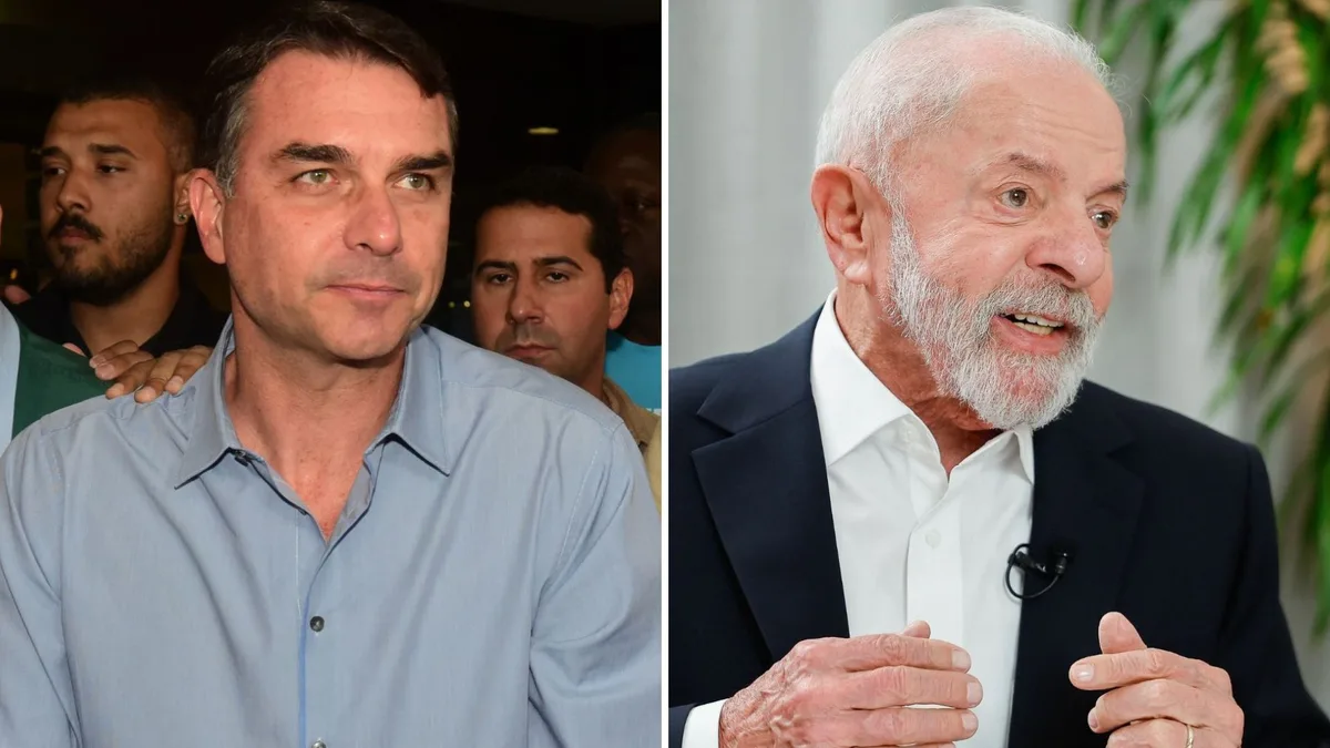 Quaest: Flávio tem 46% dos votos totais, contra 44% de Lula no 2º turno