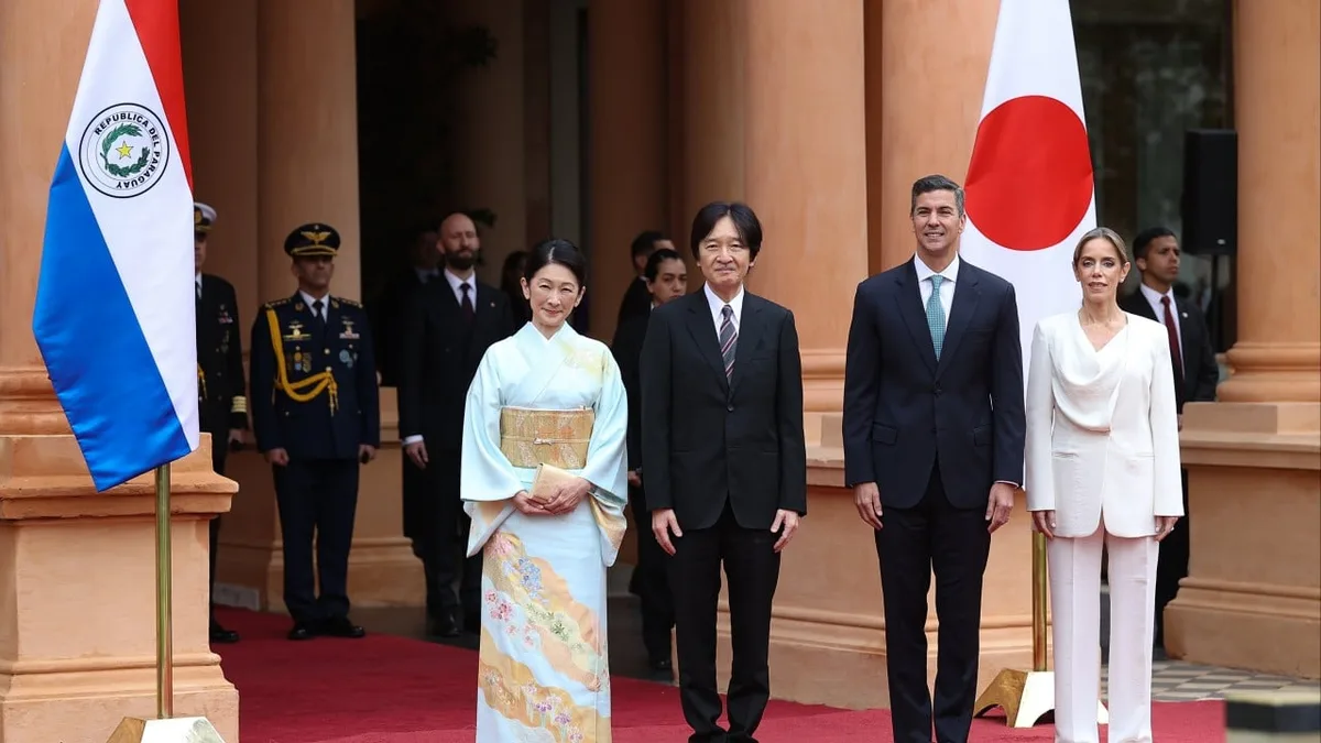 Japan’s crown prince honours settlers who built Paraguay ties