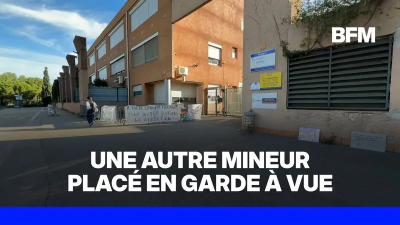 Tirs dans un collège à Aubagne: un autre mineur placé en garde à vue
