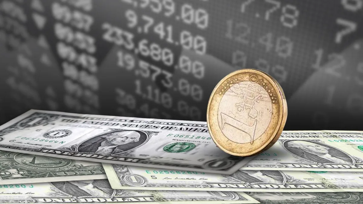 Cómo está el euro frente al dólar este 24 de agosto