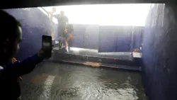 Imagens impressionantes: dilúvio adia Levante-At. Bilbao em cima do apito inicial