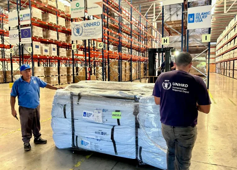 ONU envía 17 toneladas de ayuda humanitaria a Venezuela desde Panamá como respuesta a los terremotos