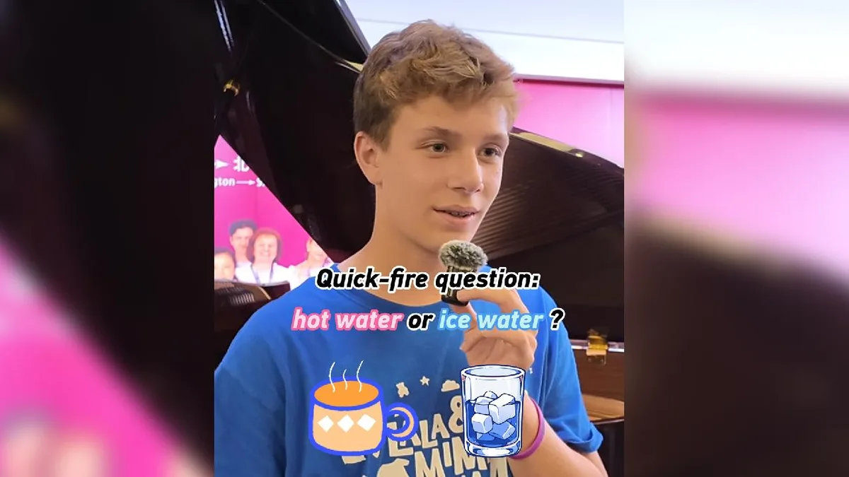 Quick-fire question: hot water or ice water?