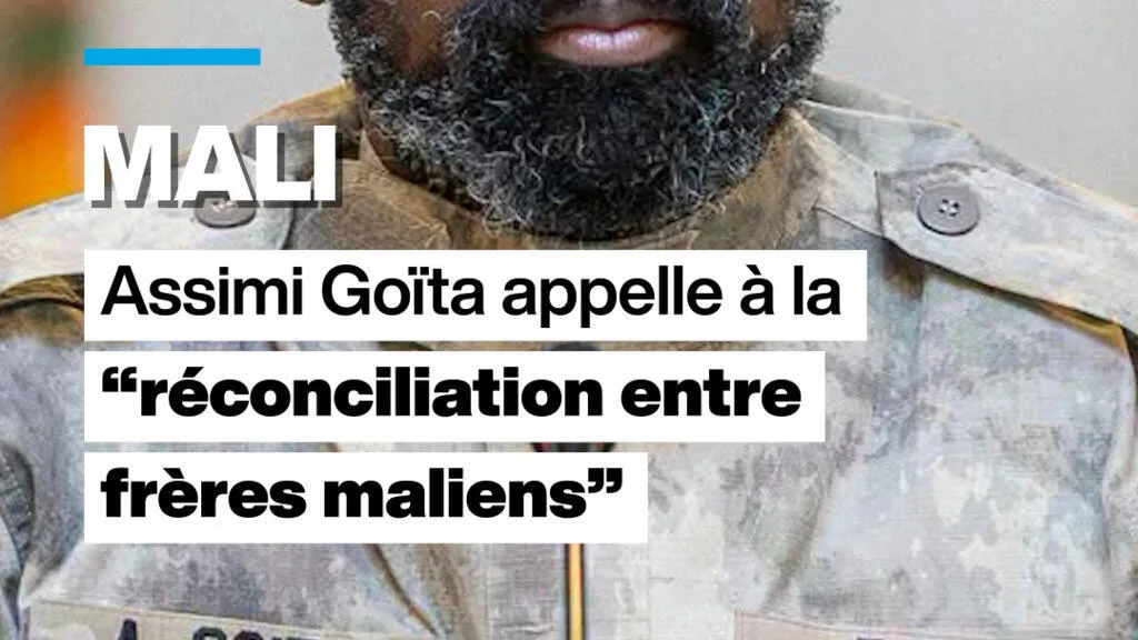 Au Mali, Assimi Goïta appelle à la "réconciliation entre frères maliens"