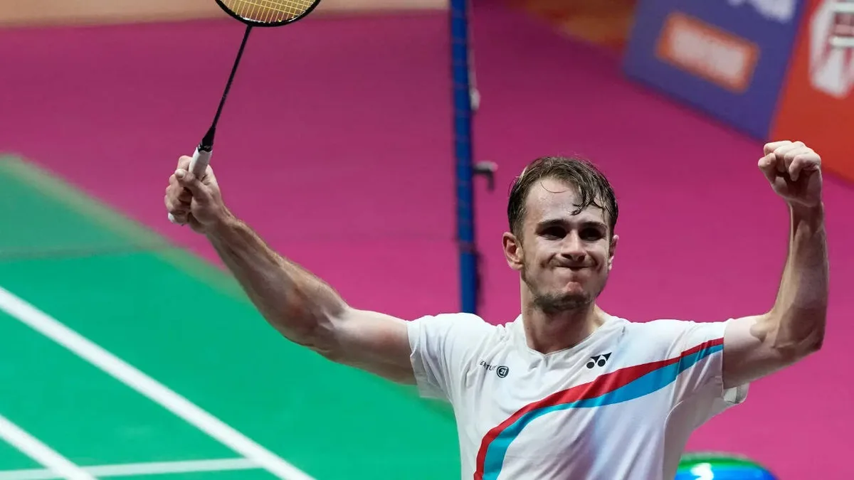 Alex Lanier scripts history, becomes first Frenchman to win BWF Championships singles title