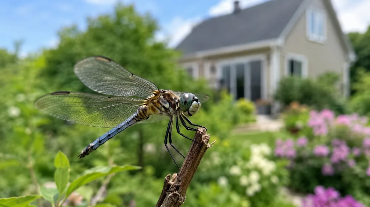 Si ves libélulas volando en tu casa o jardín durante septiembre, te contamos qué significa y por qué es una buena señal