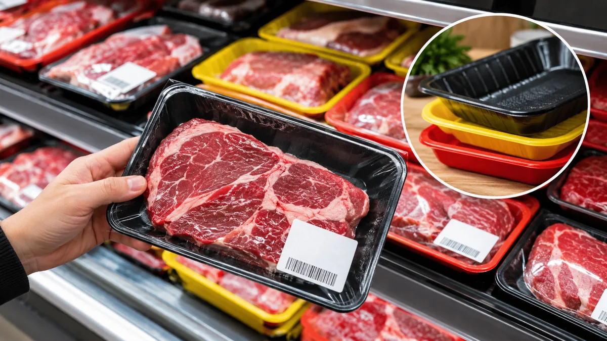 Bandejas de carne no supermercado: qual o significado das cores vermelho, amarelo e preto