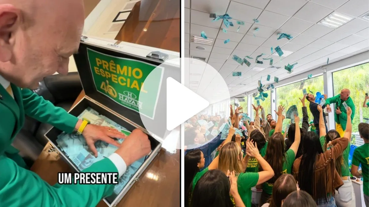 Luciano Hang dobra prêmio de fim de ano e anuncia pagamento de R$ 25 milhões para funcionários da Havan