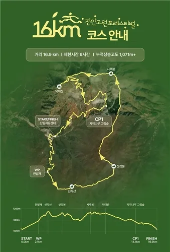 가을 숲 달리며 치유…진안고원서 내달 10∼11일 포레스티벌