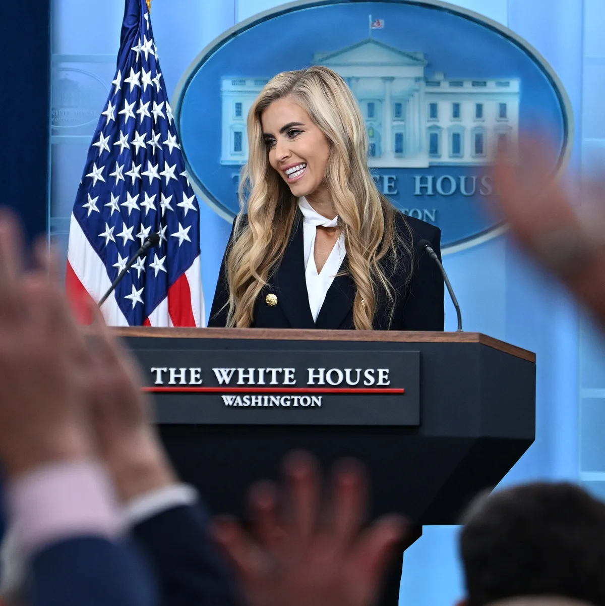 Katie Zacharia Makes Bumpy Debut as Trump’s New Press Secretary