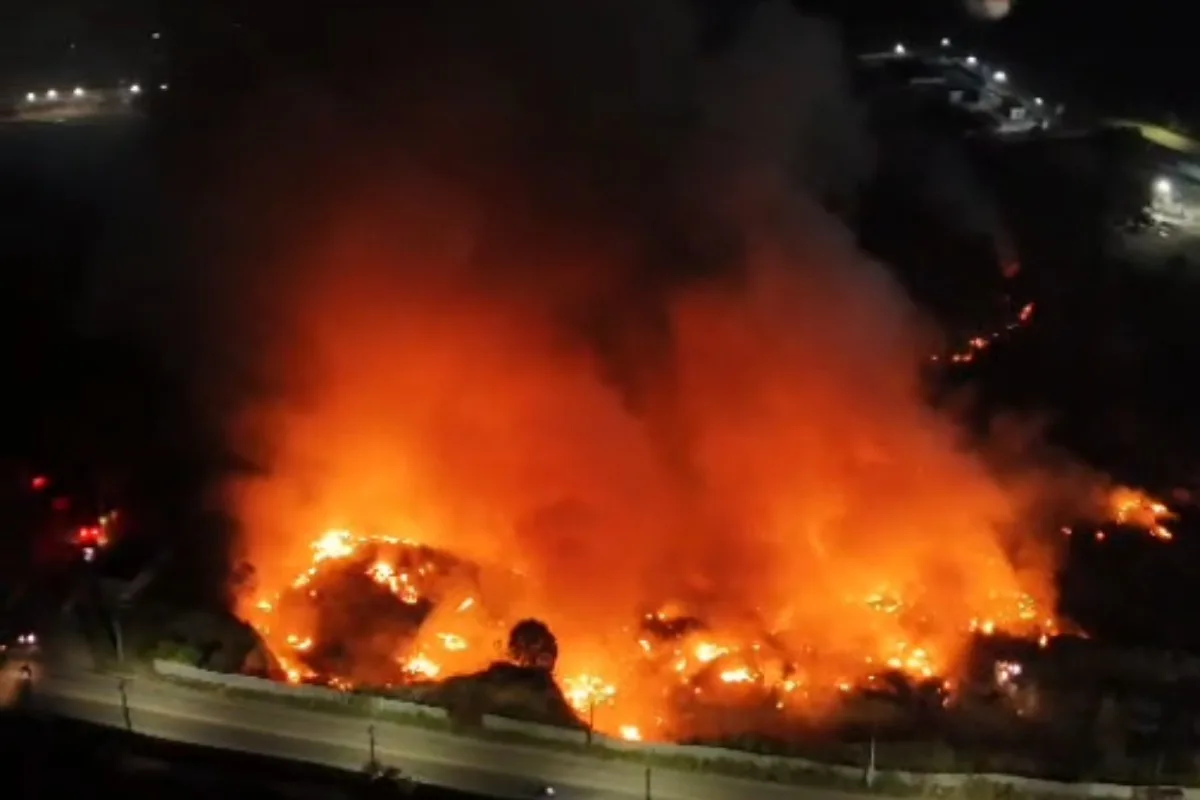 Justiça suspende licenças e atividades em área atingida por incêndio no Distrito Industrial 2, em Manaus