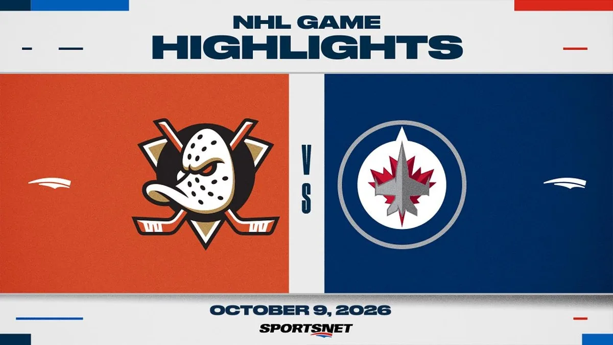 NHL Highlights: Ducks 5, Jets 1