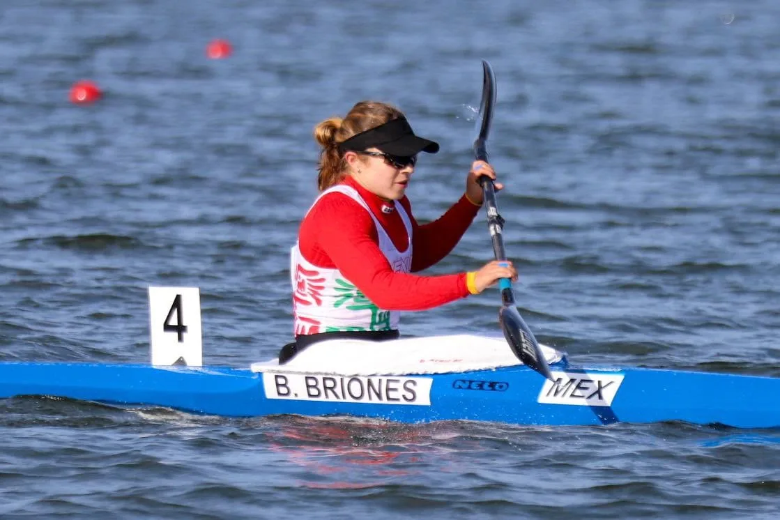 Beatriz Briones se mete al Top 8 mundial en Canotaje Sprint