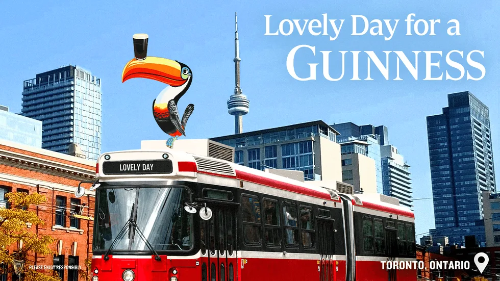 These vintage-inspired Guinness murals are turning Toronto into one big art walk